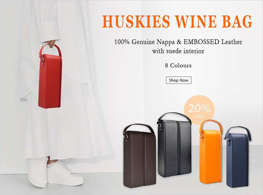 Huskies Wine Bag New In 