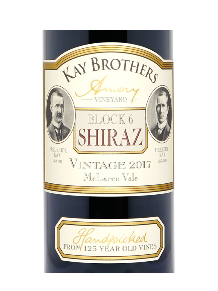 Kay Brothers Block 6 Shiraz 2017 - 6bots