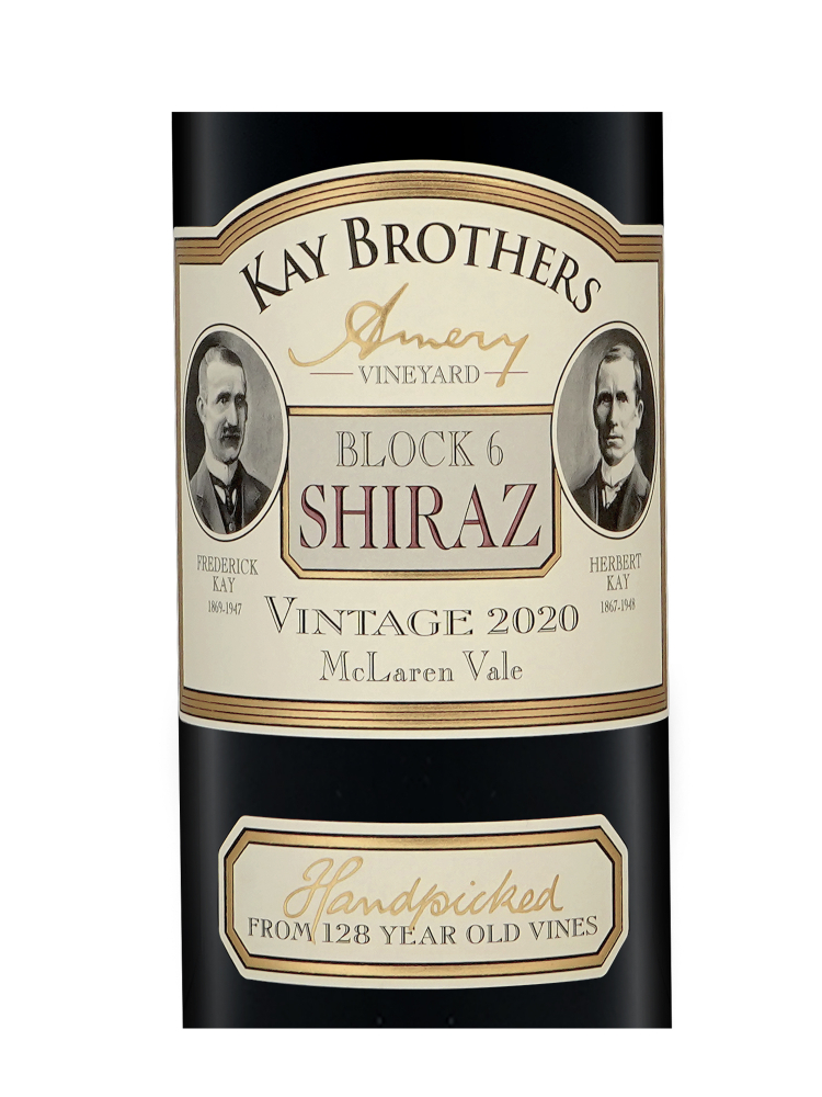 Kay Brothers Block 6 Shiraz 2020 - 6bots