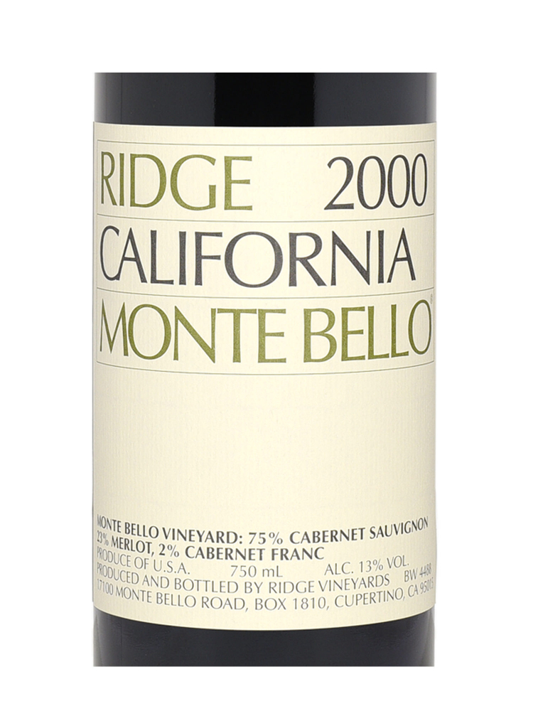 Ridge Monte Bello 2000
