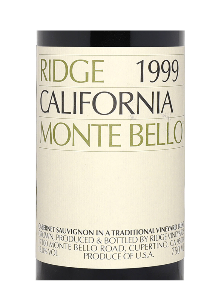 Ridge Monte Bello 1999