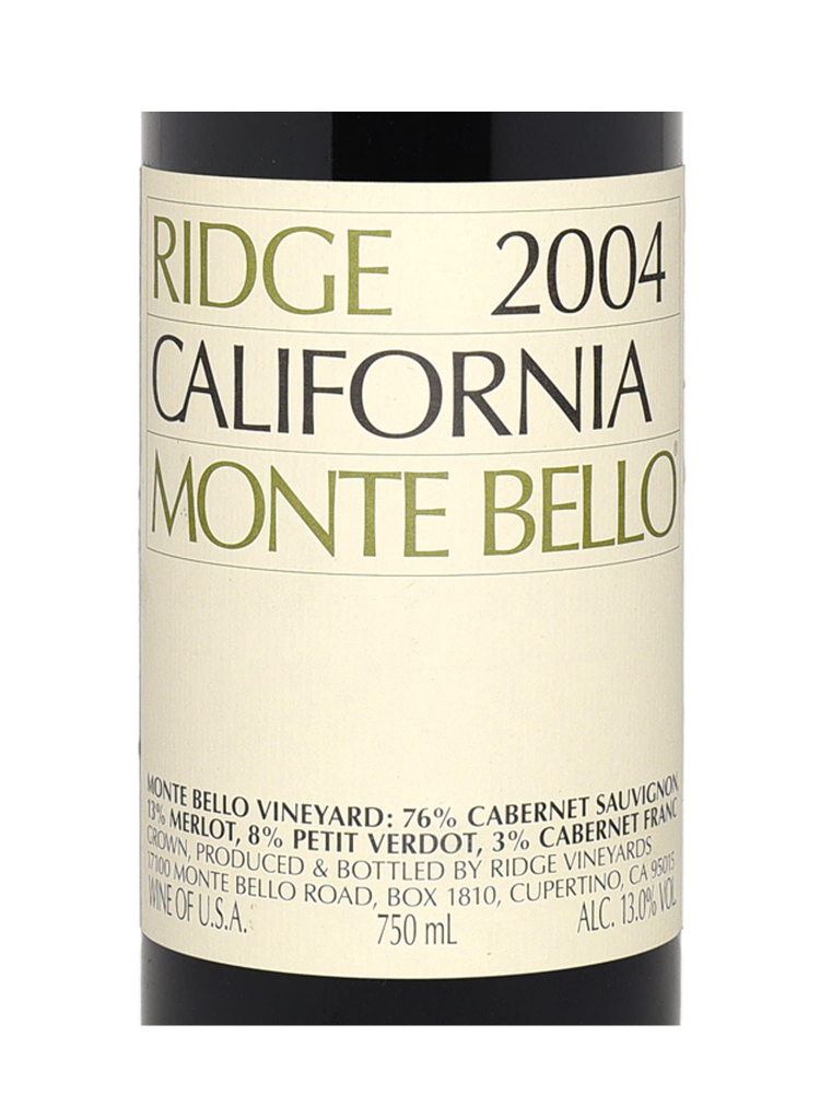Ridge Monte Bello 2004