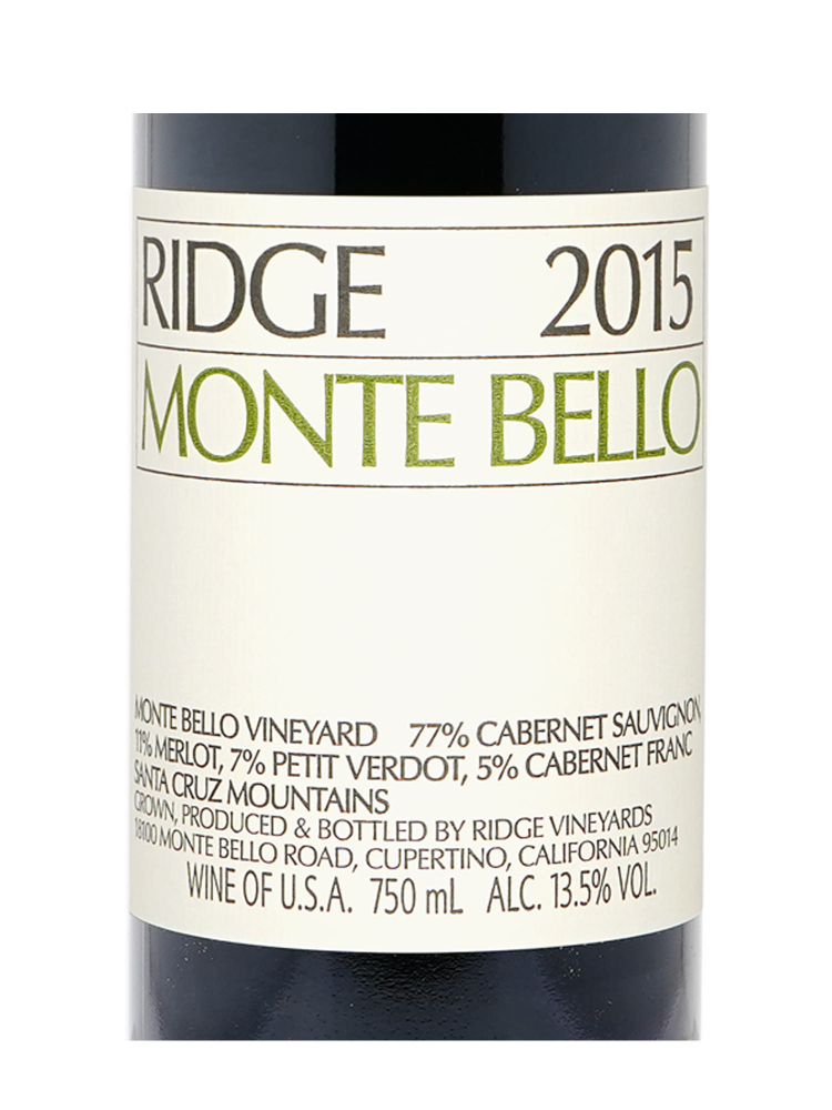 Ridge Monte Bello 2015