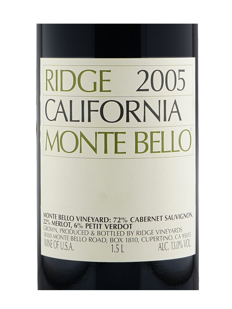 Ridge Monte Bello 2005 1500ml
