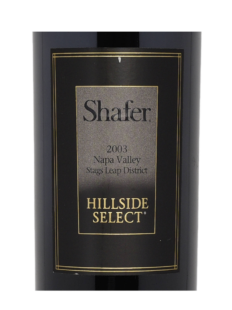 Shafer Hillside Select Cabernet Sauvignon 2003
