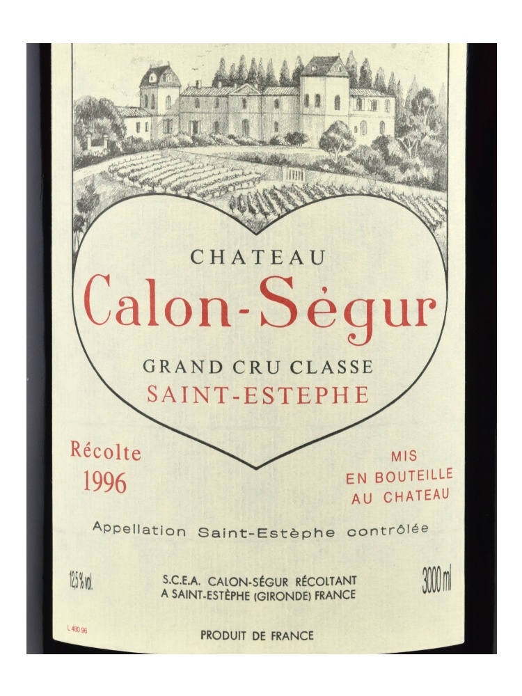 Ch.Calon Segur 1996 3000ml