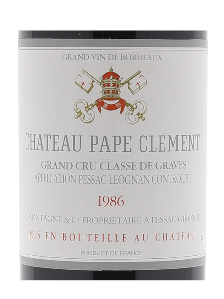 Ch.Pape Clement 1986