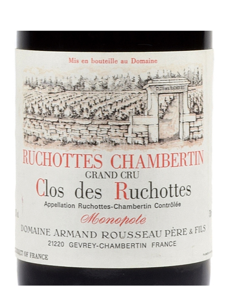 Armand Rousseau Ruchottes Chambertin Clos des Ruchottes Grand Cru 1995