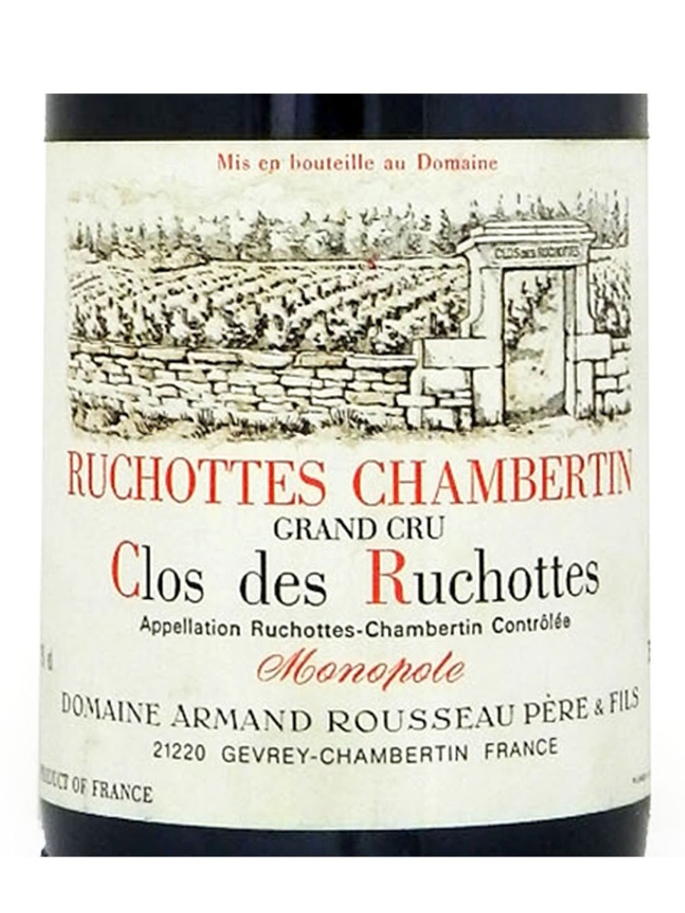 Armand Rousseau Ruchottes Chambertin Clos des Ruchottes Grand Cru 1999
