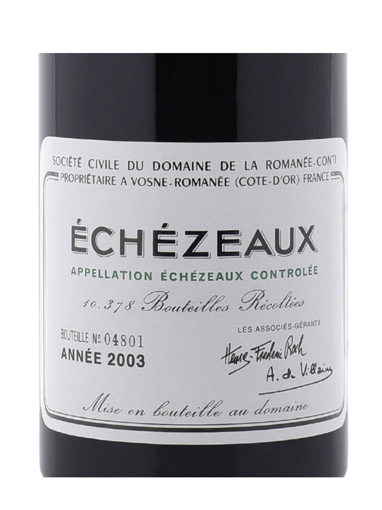 DRC Echezeaux Grand Cru 2003