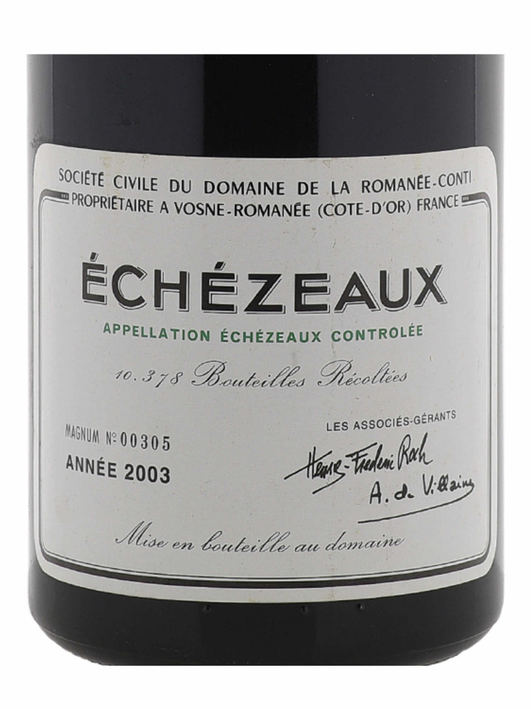 DRC Echezeaux Grand Cru 2003 1500ml