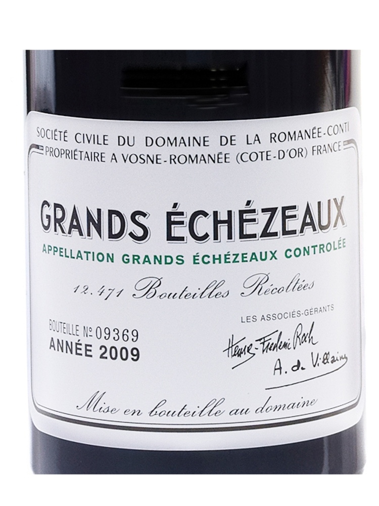 DRC Grands Echezeaux Grand Cru 2009 ex-do