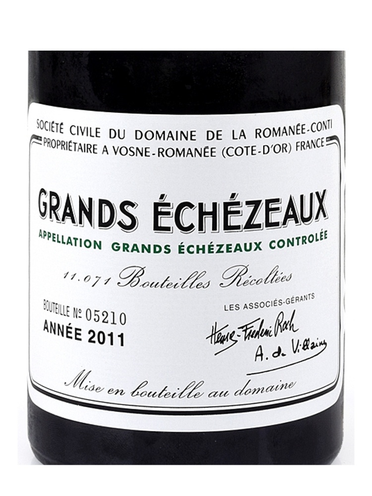 DRC Grands Echezeaux Grand Cru 2011 ex-do