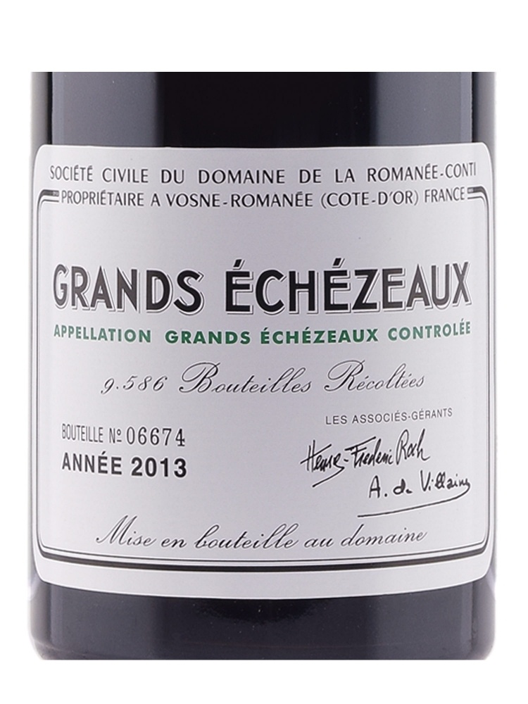 DRC Grands Echezeaux Grand Cru 2013 ex-do