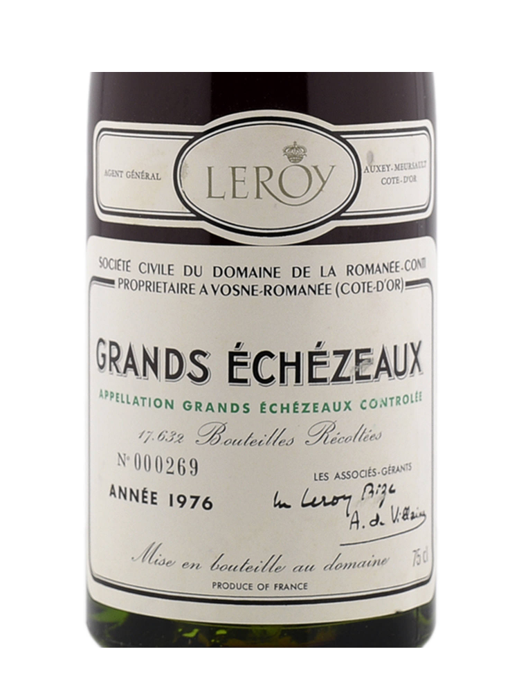 DRC Grands Echezeaux Grand Cru 1976