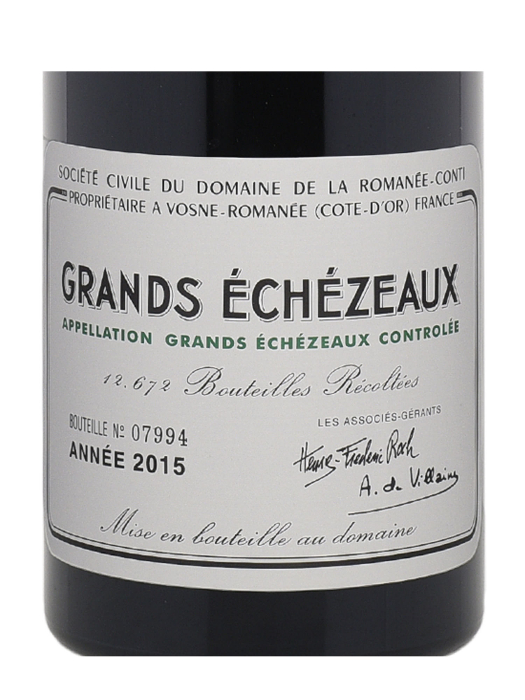 DRC Grands Echezeaux Grand Cru 2015 ex-do