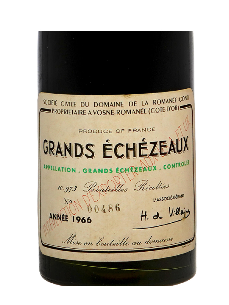 DRC Grands Echezeaux Grand Cru 1966