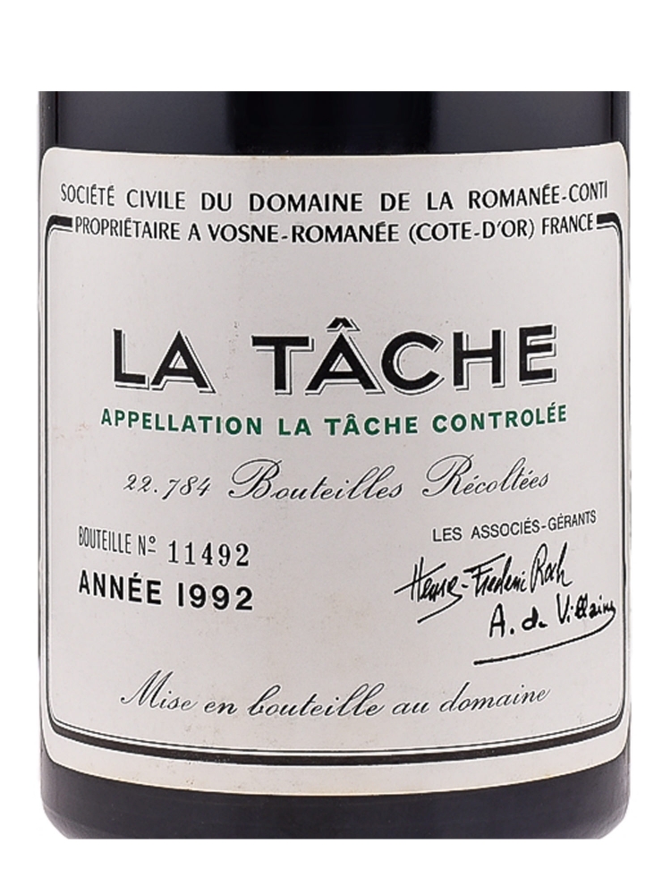 DRC La Tache Grand Cru 1992