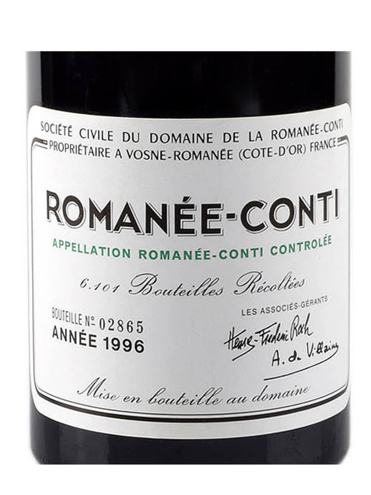 DRC Romanee-Conti Grand Cru 1996 ex-do