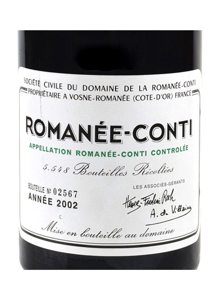 DRC Romanee-Conti Grand Cru 2002 ex-do