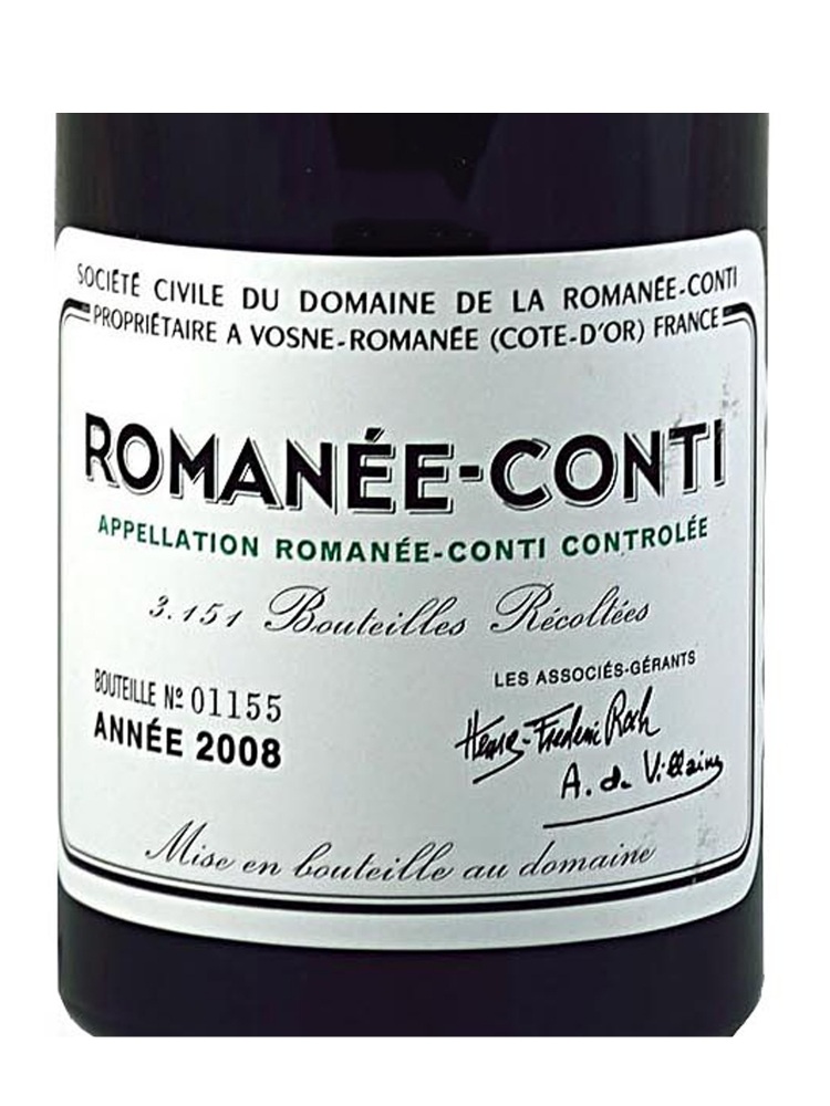 DRC Romanee-Conti Grand Cru 2008 ex-do