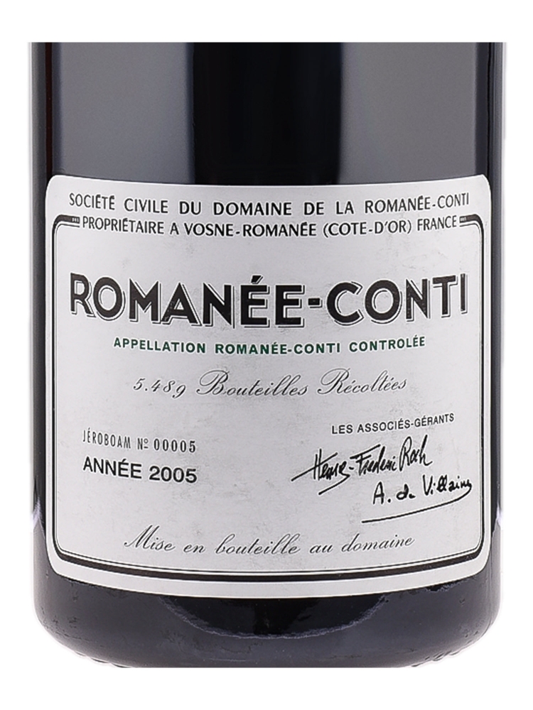 DRC Romanee-Conti Grand Cru 2005 3000ml w/box
