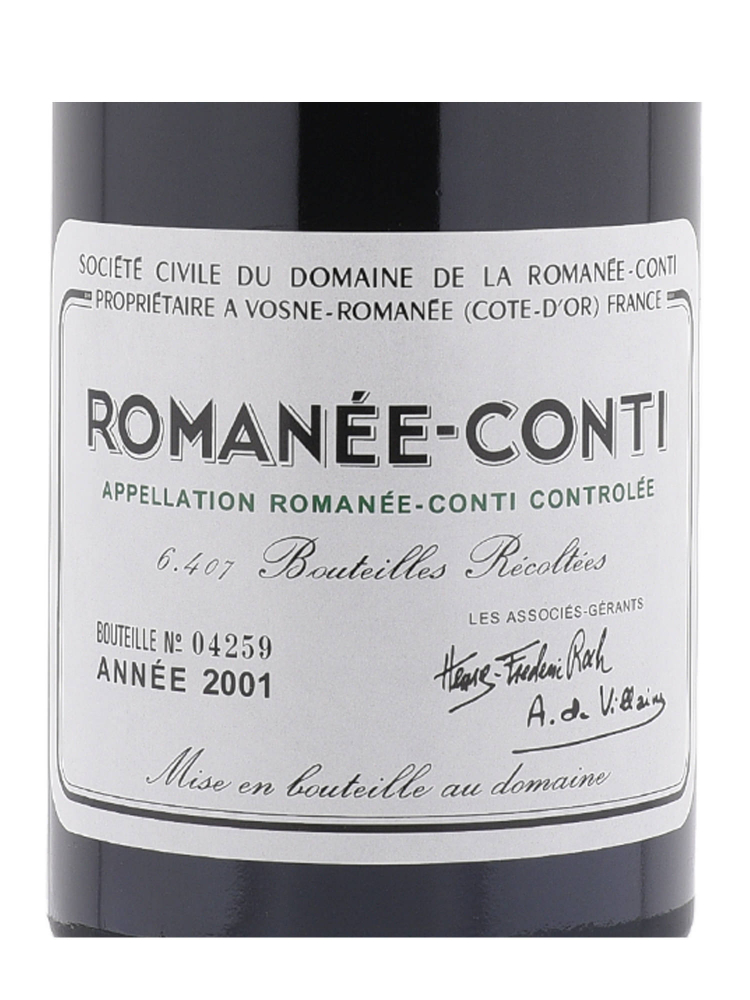 DRC Romanee-Conti Grand Cru 2001
