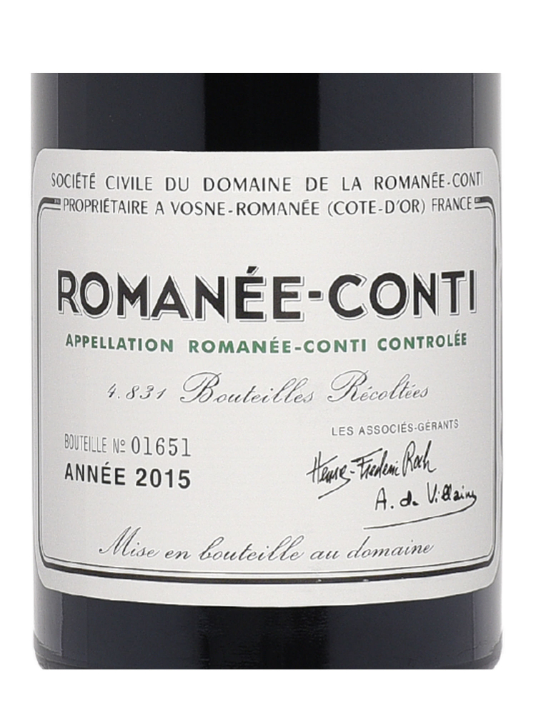 DRC Romanee-Conti Grand Cru 2015 ex-do