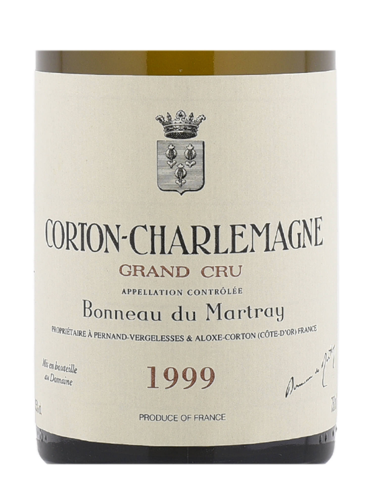 Bonneau du Martray Corton Charlemagne Grand Cru 1999