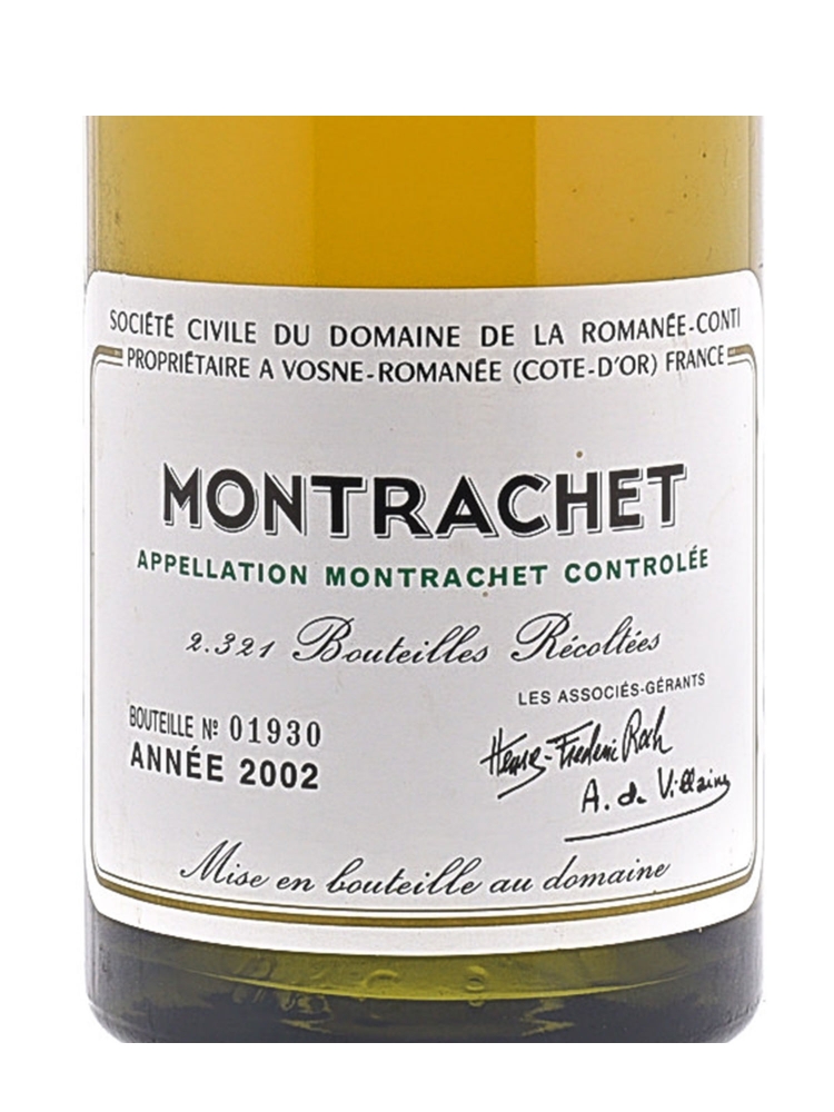 DRC Montrachet Grand Cru 2002