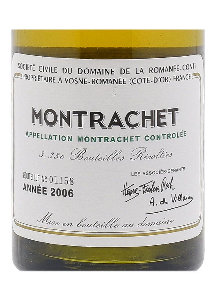 DRC Montrachet Grand Cru 2006 w/box