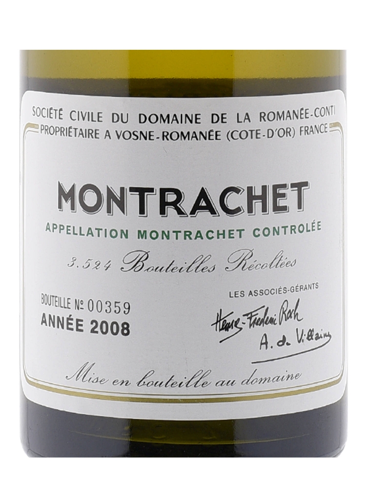 DRC Montrachet Grand Cru 2008