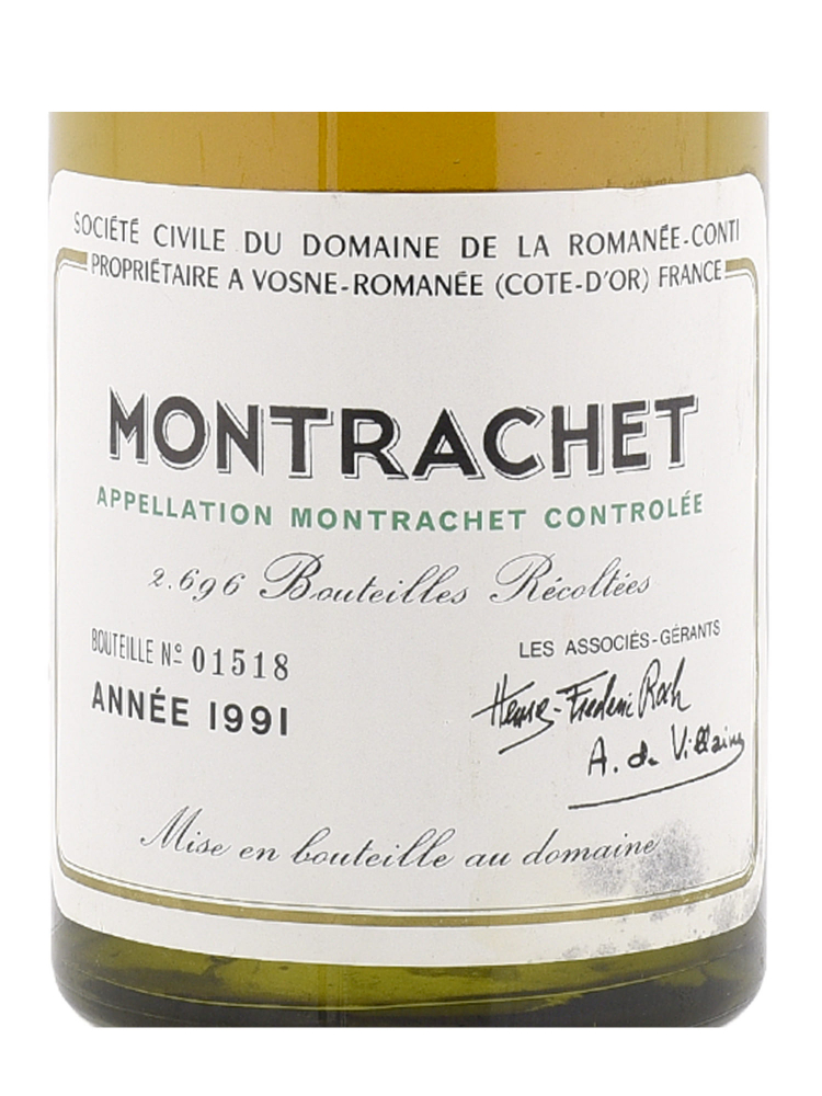 DRC Montrachet Grand Cru 1991