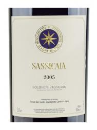 Sassicaia Vino Da Tavola 2005 3000ml