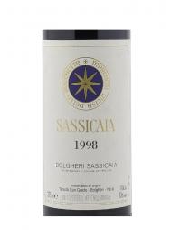 Sassicaia Vino Da Tavola 1998 375ml