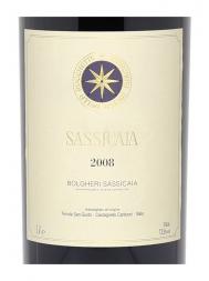 Sassicaia Vino Da Tavola 2008 3000ml