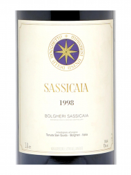 Sassicaia Vino Da Tavola 1998 3000ml