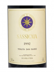 Sassicaia Vino Da Tavola 1992 w/box 1500ml