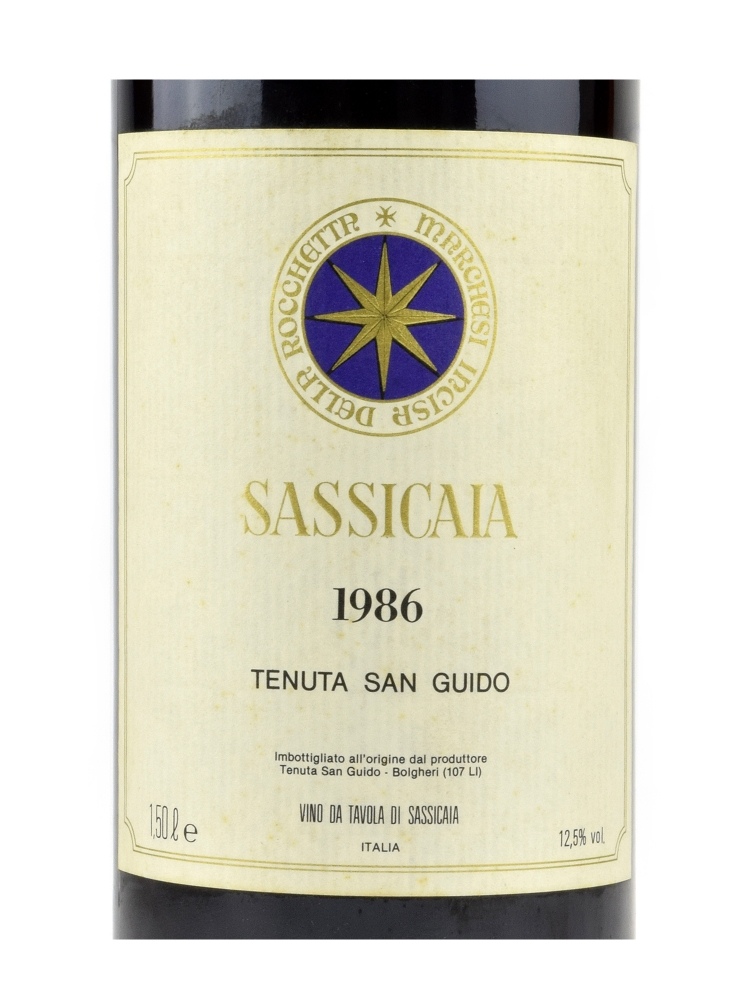 Sassicaia Vino Da Tavola 1986 1500ml