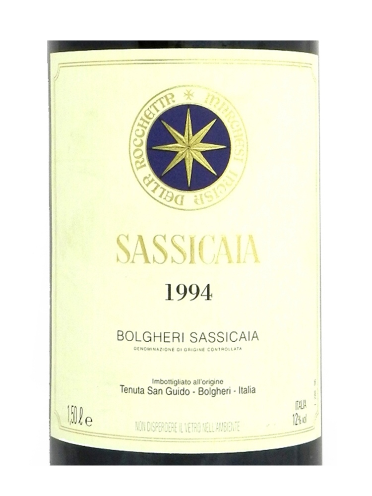 Sassicaia Vino Da Tavola 1994 1500ml