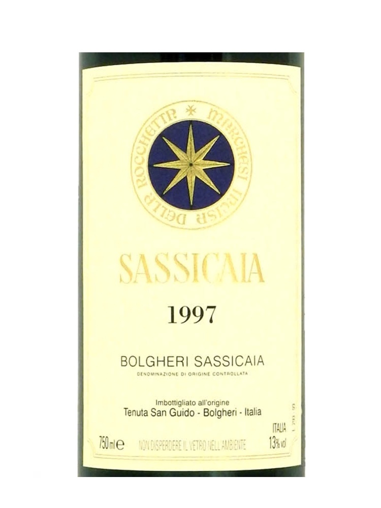 Sassicaia Vino Da Tavola 1997