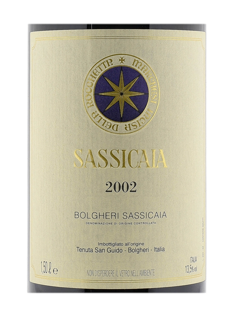 Sassicaia Vino Da Tavola 2002 1500ml