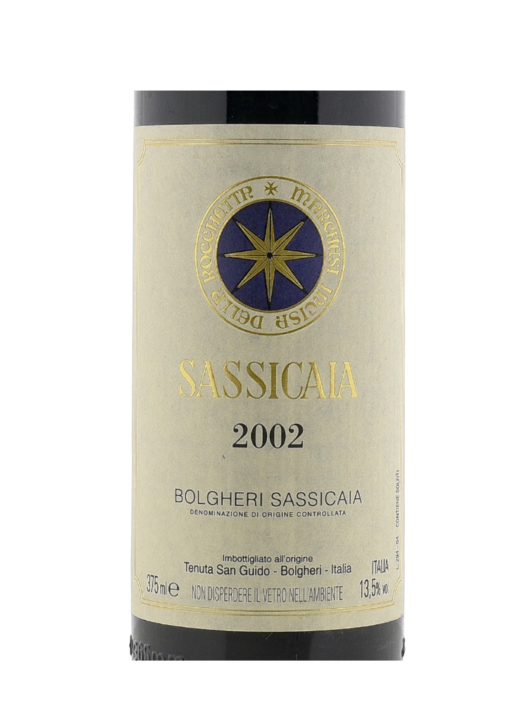 Sassicaia Vino Da Tavola 2002 375ml