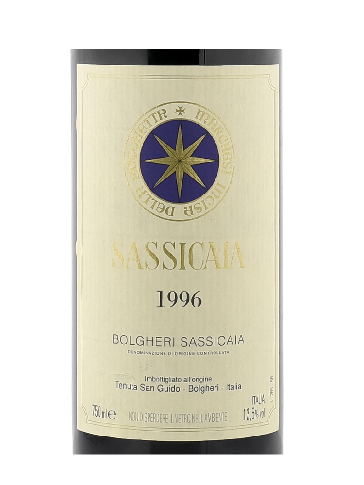 Sassicaia Vino Da Tavola 1996