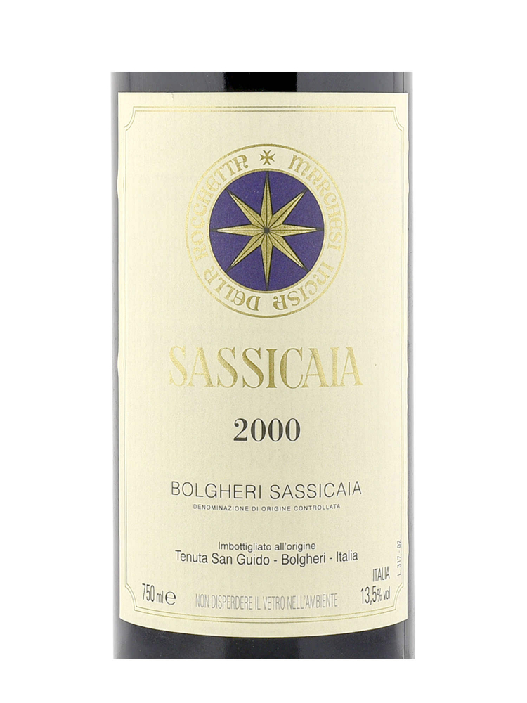Sassicaia Vino Da Tavola 2000