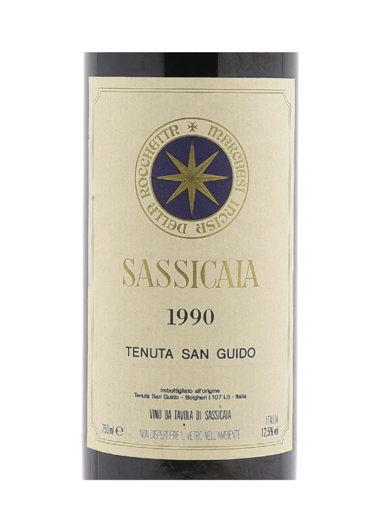 Sassicaia Vino Da Tavola 1990