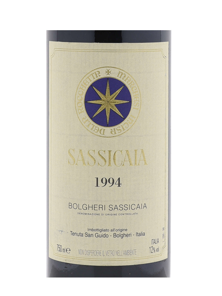 Sassicaia Vino Da Tavola 1994