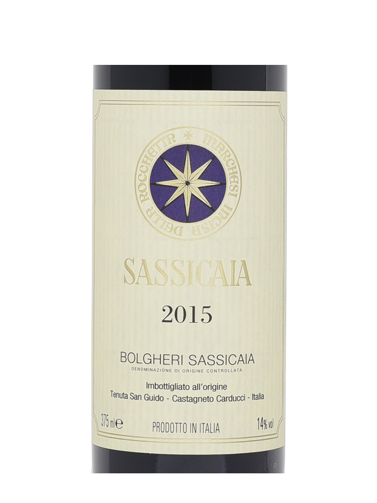 Sassicaia Vino Da Tavola 2015 375ml