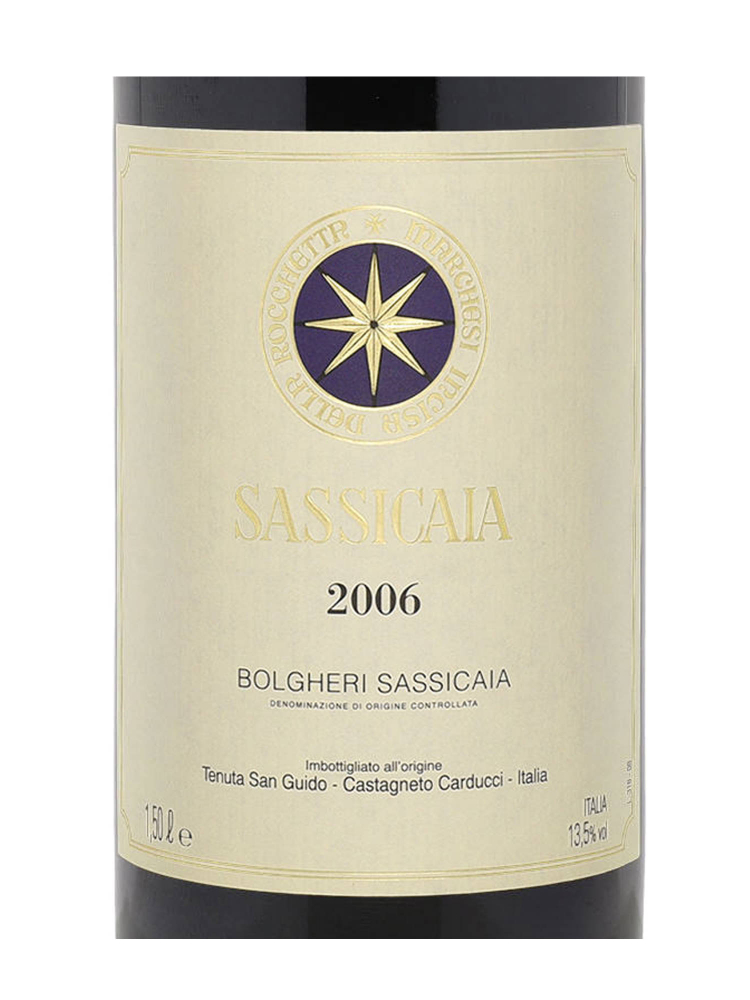 Sassicaia Vino Da Tavola 2006 1500ml