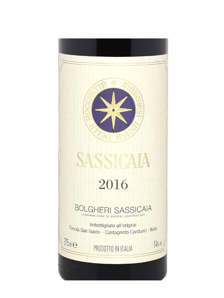 Sassicaia Vino Da Tavola 2016 375ml